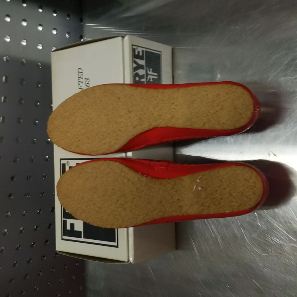 Frye - Emma Woven Peep Toe (Tomato) - Picture 6 of 6